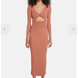 A.L.C. Terracotta Long Sleeve Dress